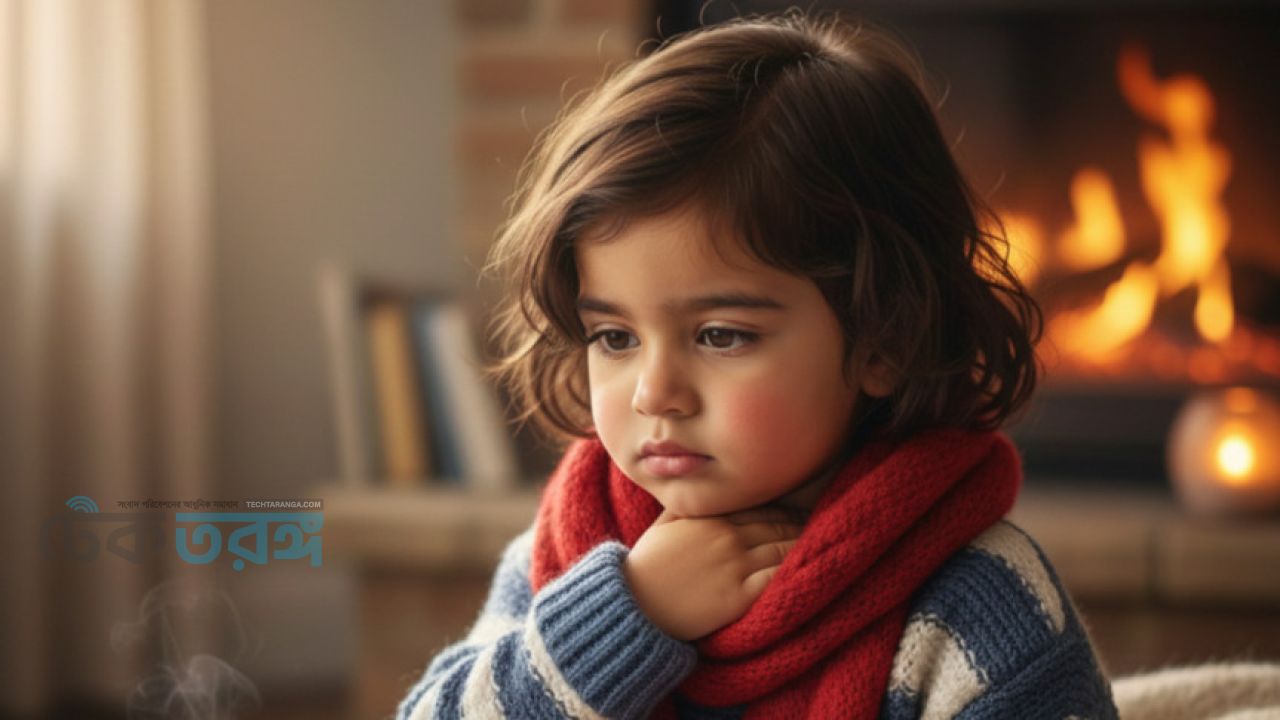 শীতে শিশুর টনসিলে ব্যথা হলে কী করণীয়?
