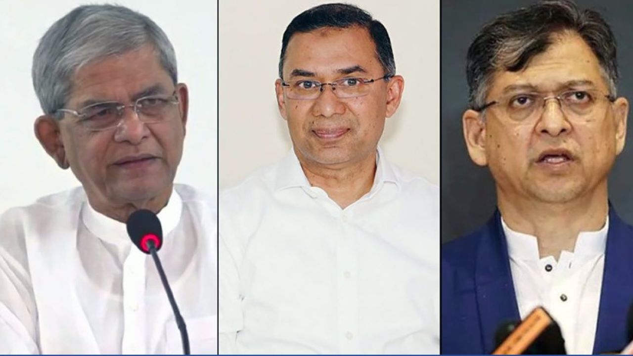 সংসদে প্রধানমন্ত্রীর ‘বিকল্প’ ফখরুল ও সালাহউদ্দিন