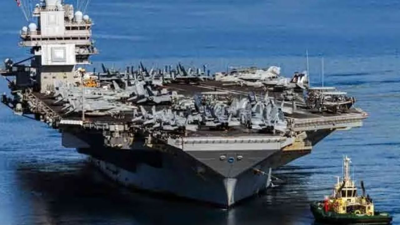 ৩০ ঘণ্টা ধরে জ্বলছে মার্কিন রণতরি