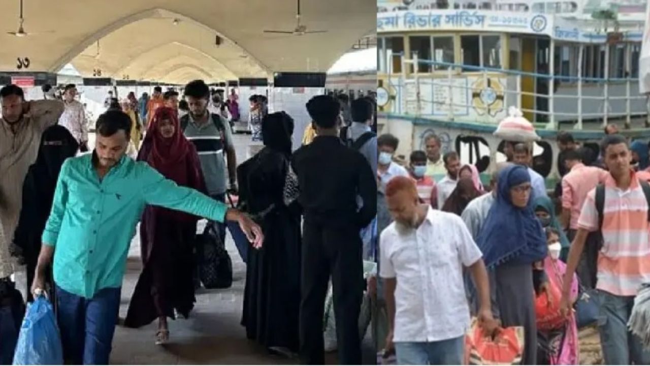 ঈদের ছুটি শেষে ফিরছেন কর্মজীবীরা