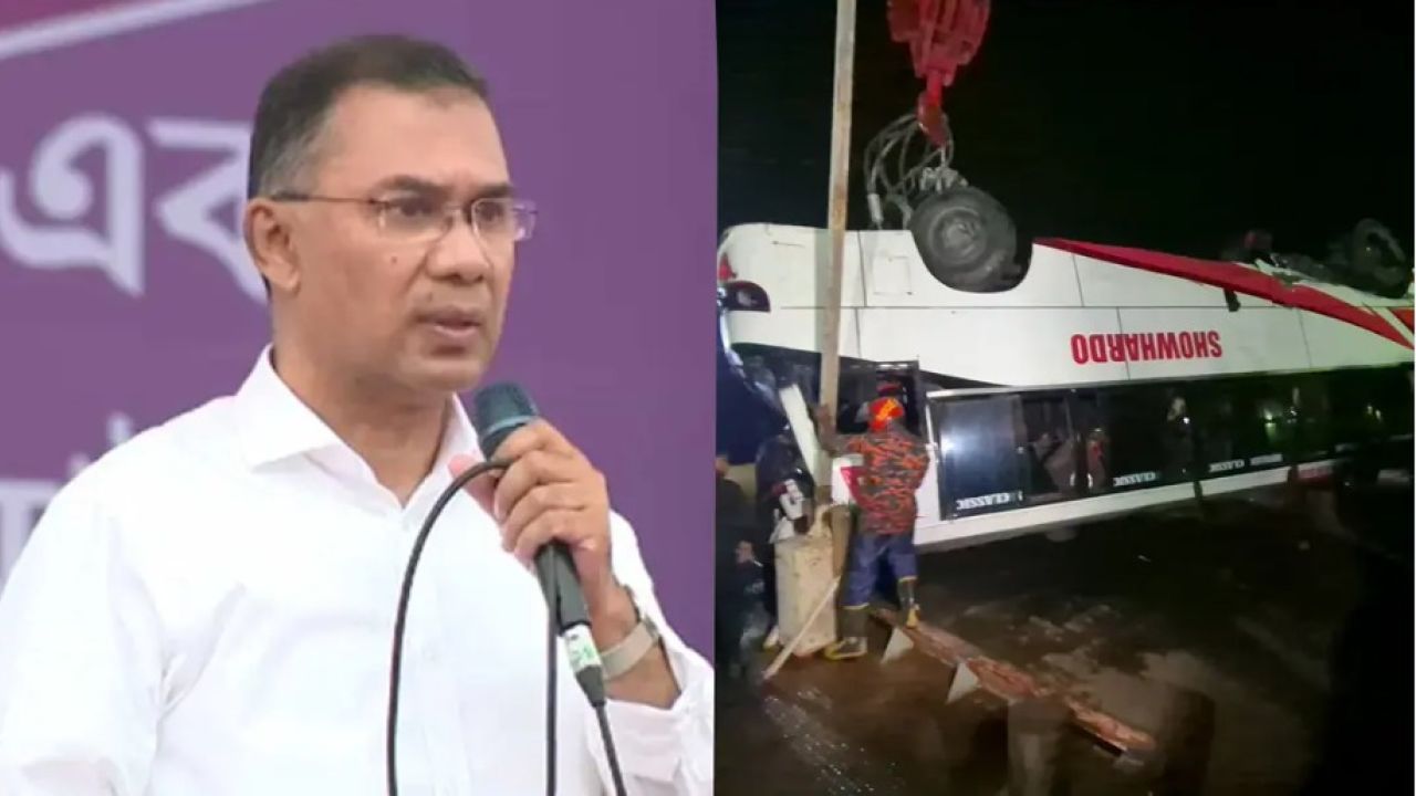 বাসডুবি: উদ্ধারকাজ দ্রুত শেষ করার নির্দেশ প্রধানমন্ত্রীর