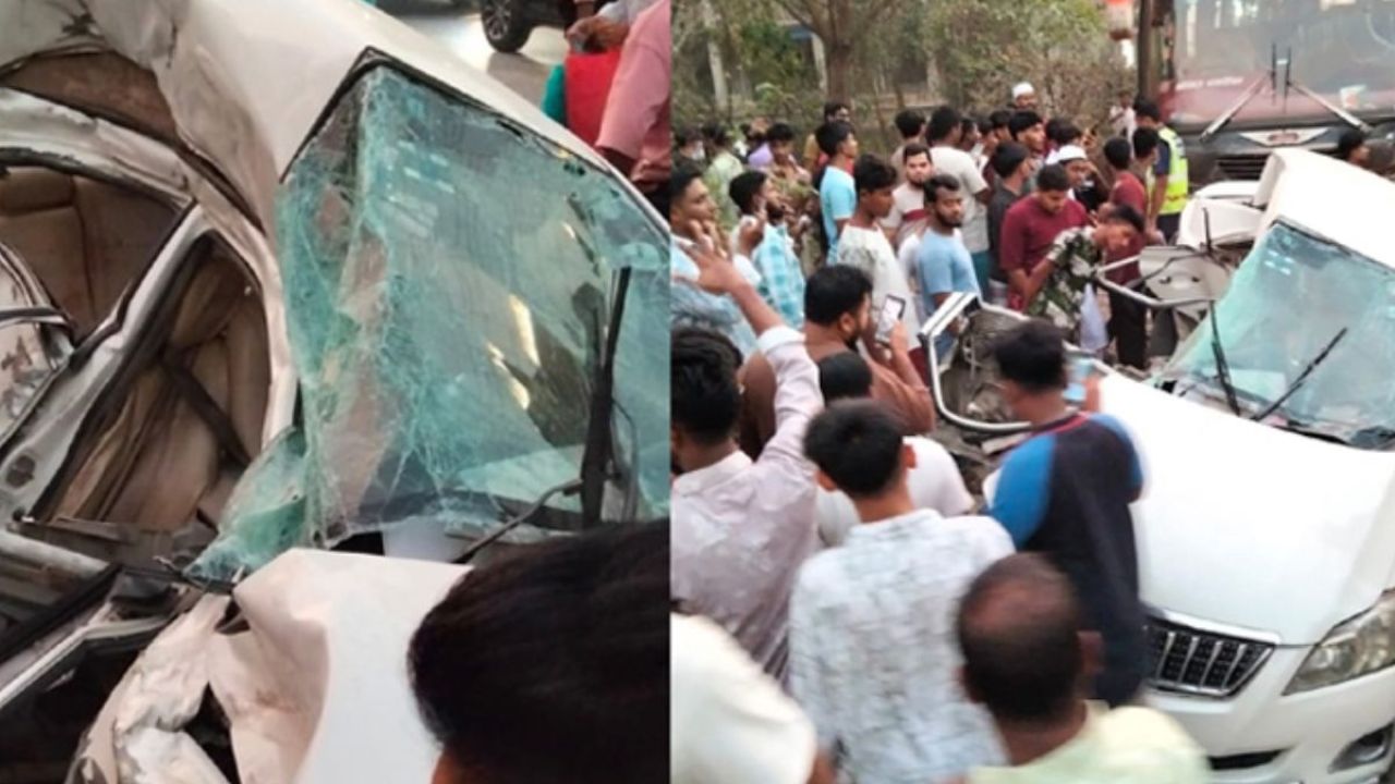 কুমিল্লায় স্টার লাইনের ধাক্কায় একই পরিবারের নিহত ৪