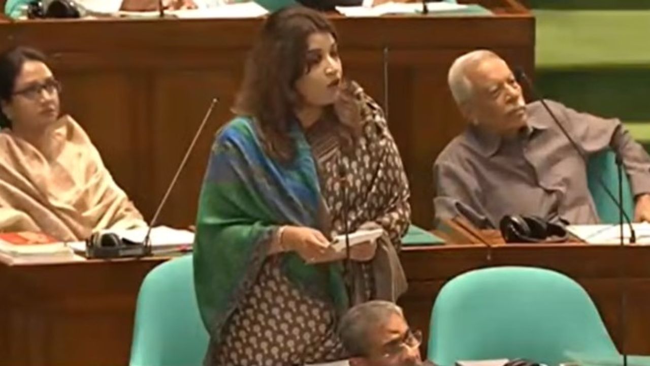 শামা ওবায়েদের বক্তব্যের সময় সংসদে হট্টগোল