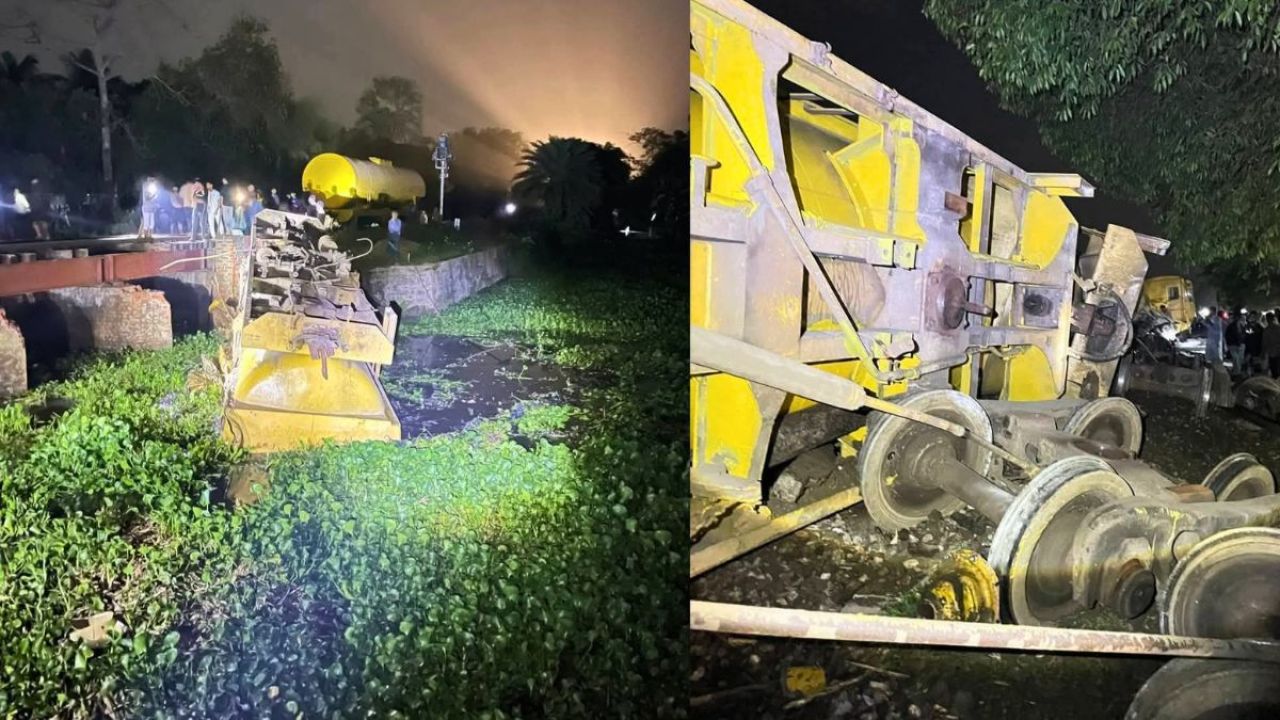 ১২ ঘণ্টায়ও স্বাভাবিক হয়নি সিলেটের রেল যোগাযোগ, উদ্ধারকাজে সেনাবাহিনী