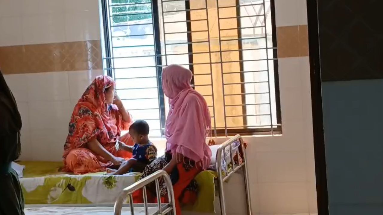 কুড়িগ্রামে হামের লক্ষণ নিয়ে হাসপাতালে ভর্তি ৮ শিশু