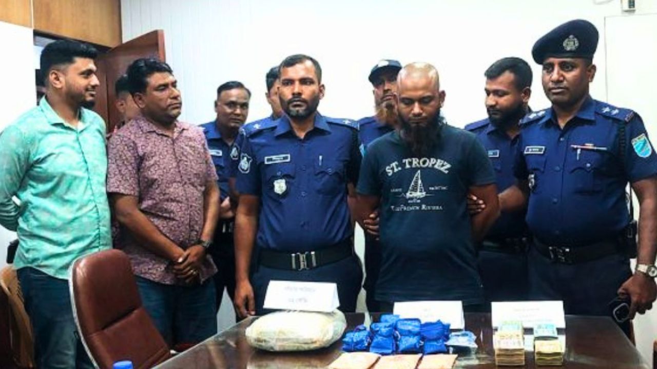 কাশিয়ানীতে ১০ হাজার ইয়াবাসহ মাদক কারবারি গ্রেপ্তার