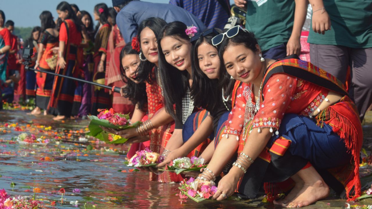 বৈসাবি উৎসবে মাতোয়ারা তিন পার্বত্যজেলা