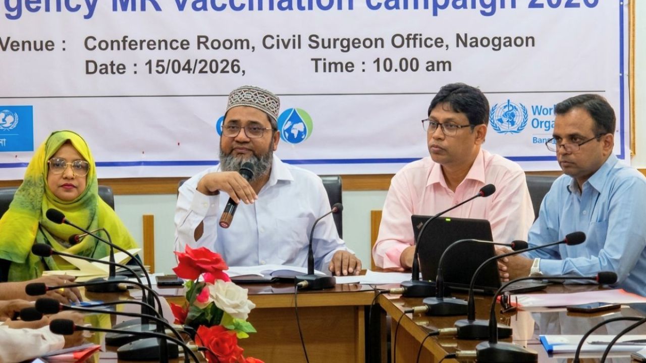 ২০ এপ্রিল থেকে নওগাঁয় শুরু হচ্ছে হাম-রুবেলা টিকাদান কর্মসূচি