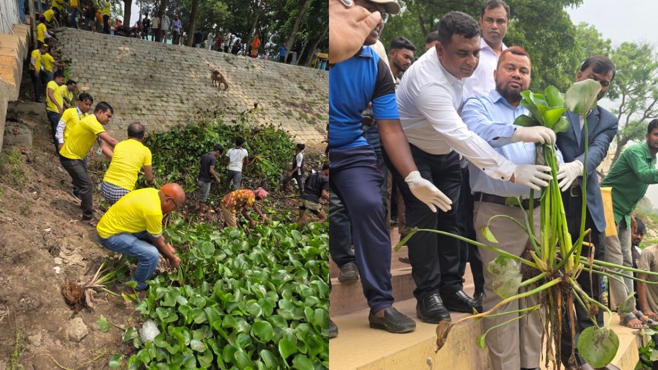 গাইবান্ধা শহর পরিচ্ছন্ন রাখতে ঘাঘট লেক সংস্কারের উদ্যোগ