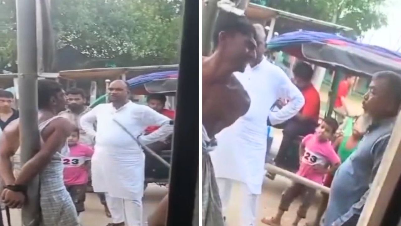 চোর সন্দেহে খুঁটির সঙ্গে বেঁধে যুবককে পেটালেন বিএনপি নেতা