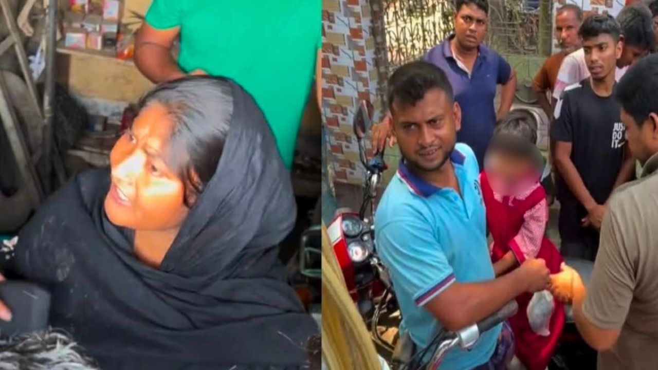 ‘ছেলেধরা’ গুজবে আটক নারী আসলে শিশুটির মা