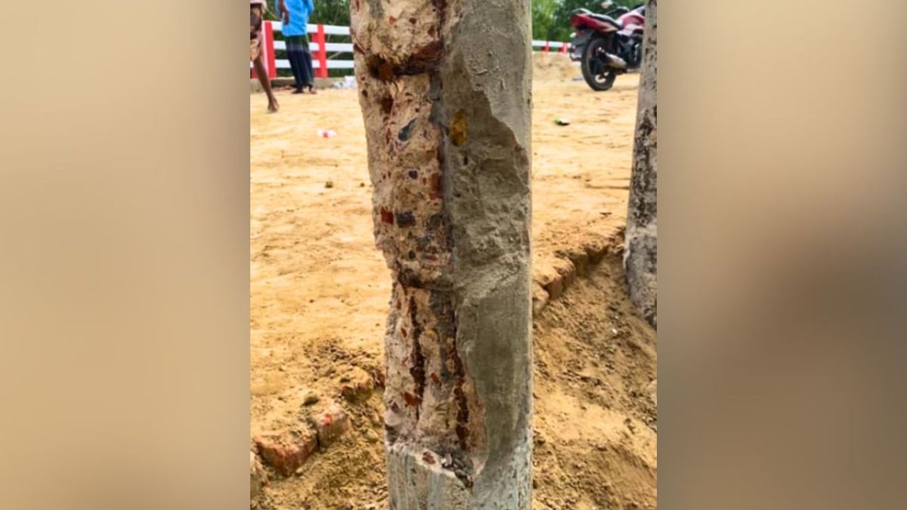 চুনারুঘাটে এলজিইডির ব্রিজের কাজে দুর্নীতির অভিযোগ