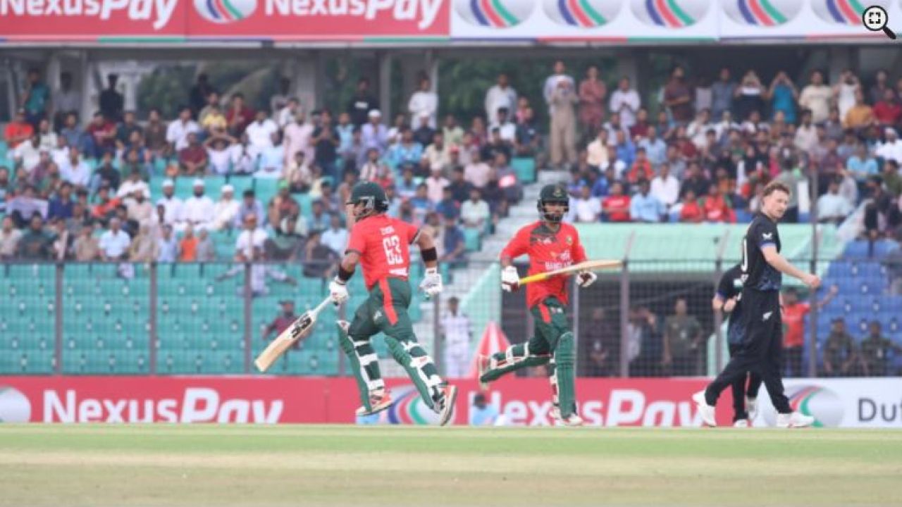 ১৮ ওভারেই শেষ! রান তাড়ার নতুন ইতিহাস লিখলো বাংলাদেশ