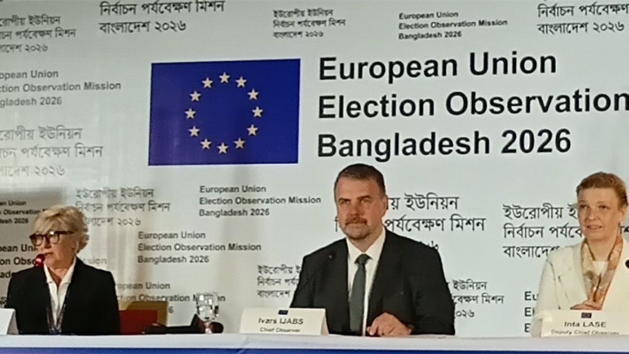 নির্বাচনে কোনো ‘ইঞ্জিনিয়ারিং’ আমাদের চোখে পড়েনি: ইইউ পর্যবেক্ষণ প্রধান