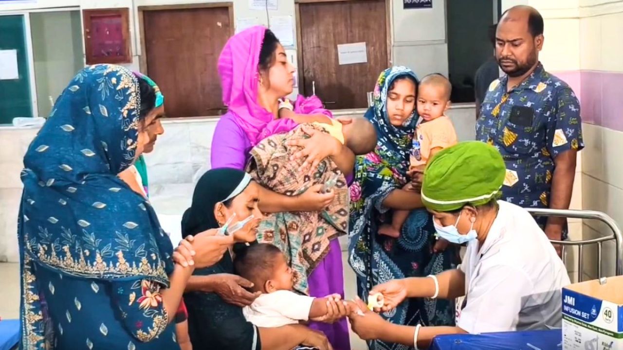 ময়মনসিংহে হামে আরও ৩ শিশুর মৃত্যু