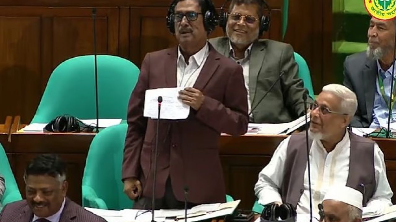 সংসদে জামায়াত নিয়ে মুক্তিযোদ্ধা ফজলুর রহমানের বক্তব্যে উত্তেজনা