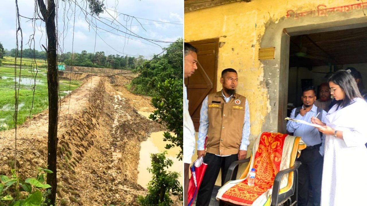 কালীগঞ্জে ছাত্রীকে উত্ত্যক্ত করায় জেল, মাটি কাটায় জরিমানা