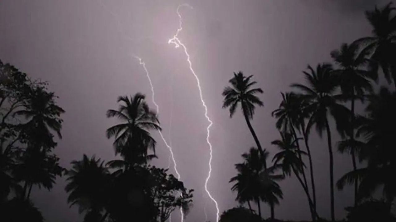 ৯ অঞ্চলে দমকা হাওয়া ও বজ্রবৃষ্টির আভাস