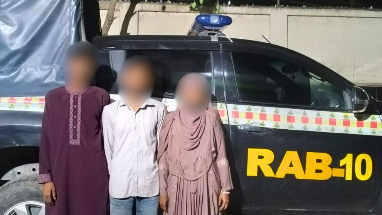 গোয়ালন্দে ২০ কেজি গাঁজা জব্দ, নারীসহ গ্রেপ্তার ৩