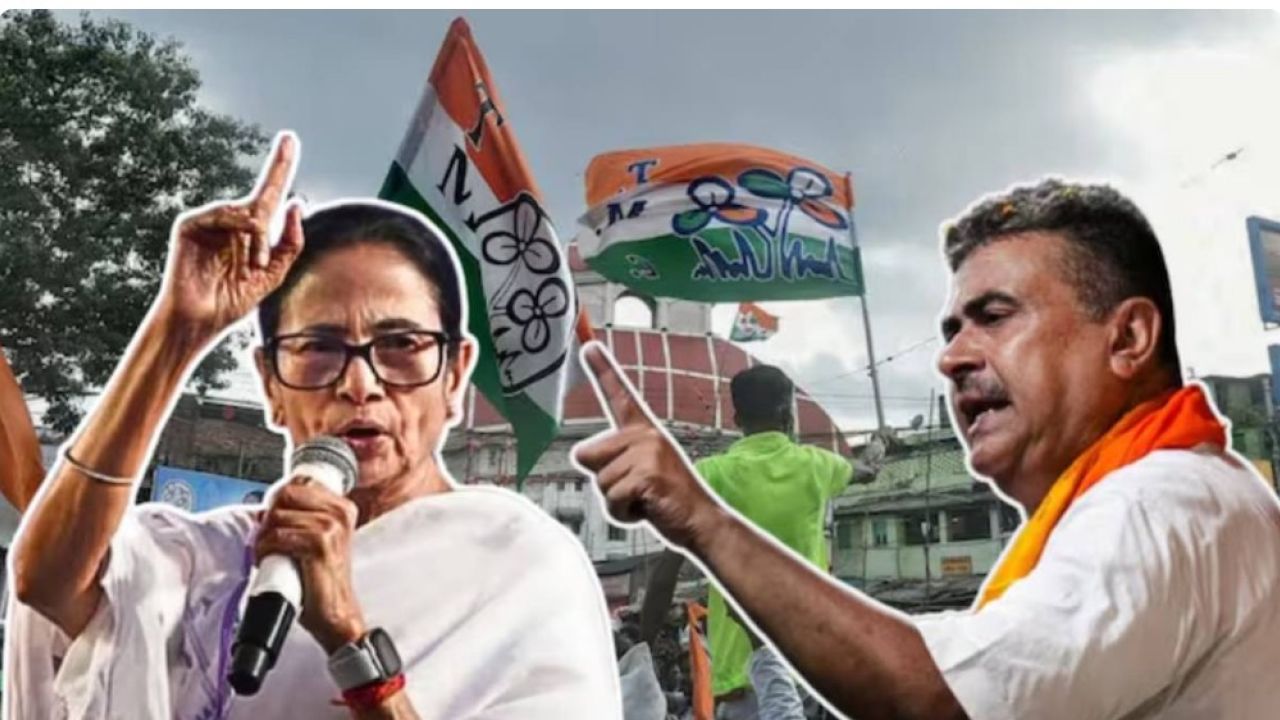 ভবানীপুরে শুভেন্দুর কাছে মমতার পরাজয়: ব‍্যবধান ১৫ হাজার ভোটের