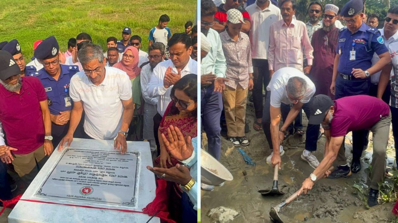 গজারিয়ায় খাল খনন কর্মসূচির উদ্বোধন