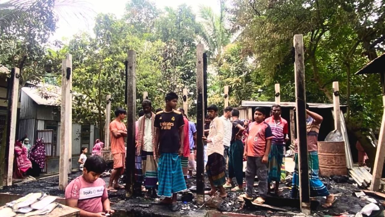 দোহারে রহস্যজনক অগ্নিকাণ্ডে স্বামী-স্ত্রীর মৃত্যু
