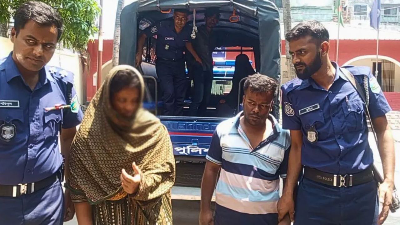 নবজাতককে গলা কেটে হত্যা, মা ও সৎ বাবা গ্রেপ্তার