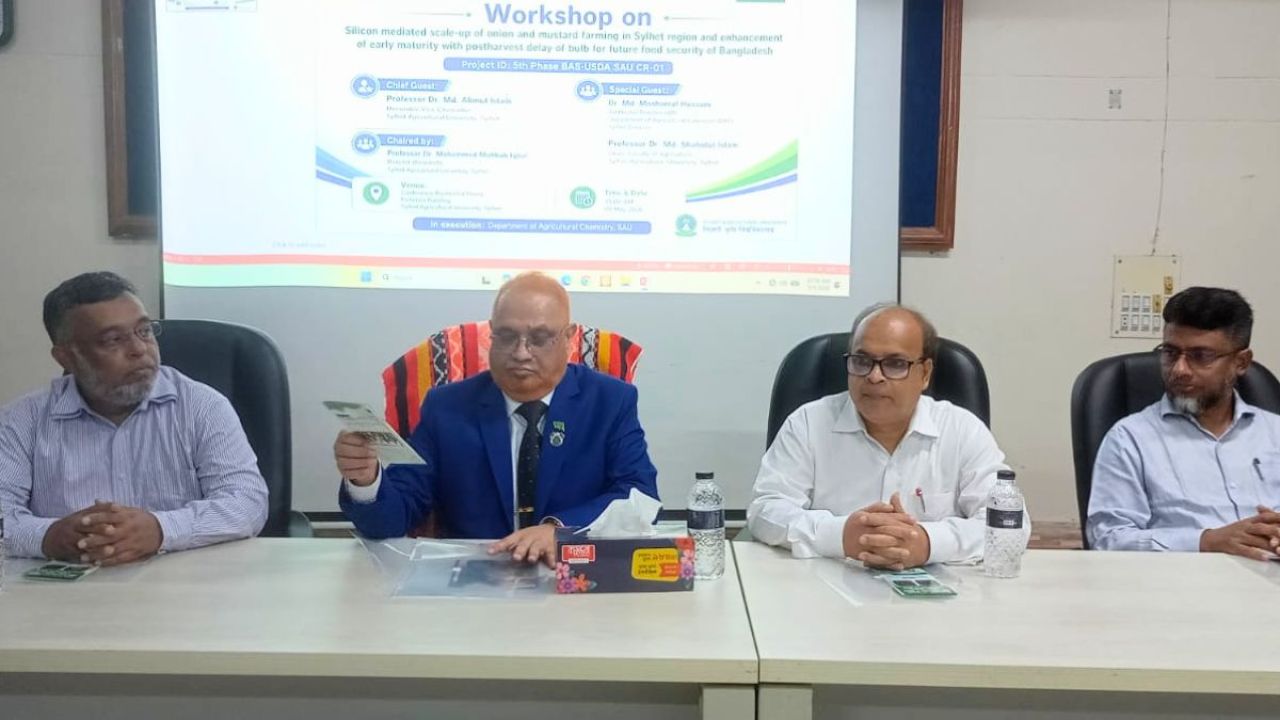 সিলিকন প্রযুক্তিতে বাড়বে পেঁয়াজ ও সরিষার ফলন