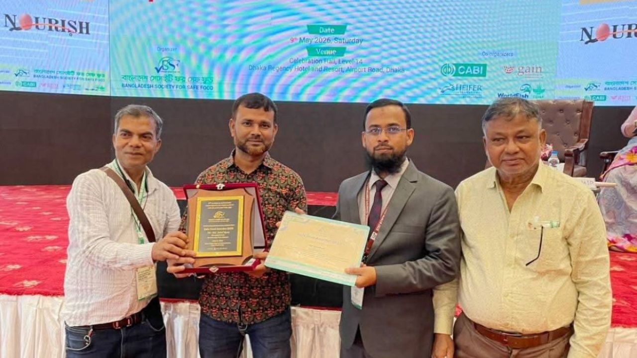  ‘সেফ ফুড অ্যাওয়ার্ড ২০২৬’ পেলেন সোহেল রানা