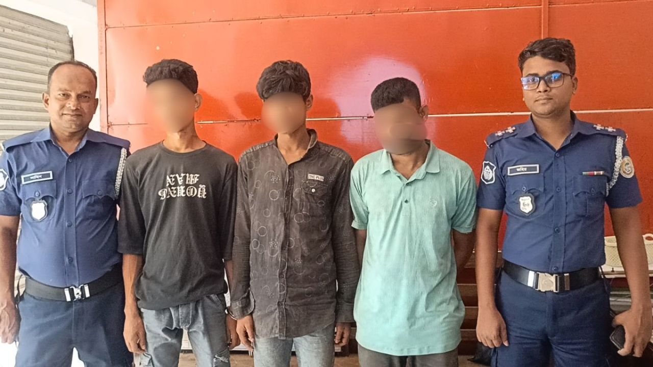 নেছারাবাদে ৫ মামলার আসামিসহ গ্রেপ্তার ৩