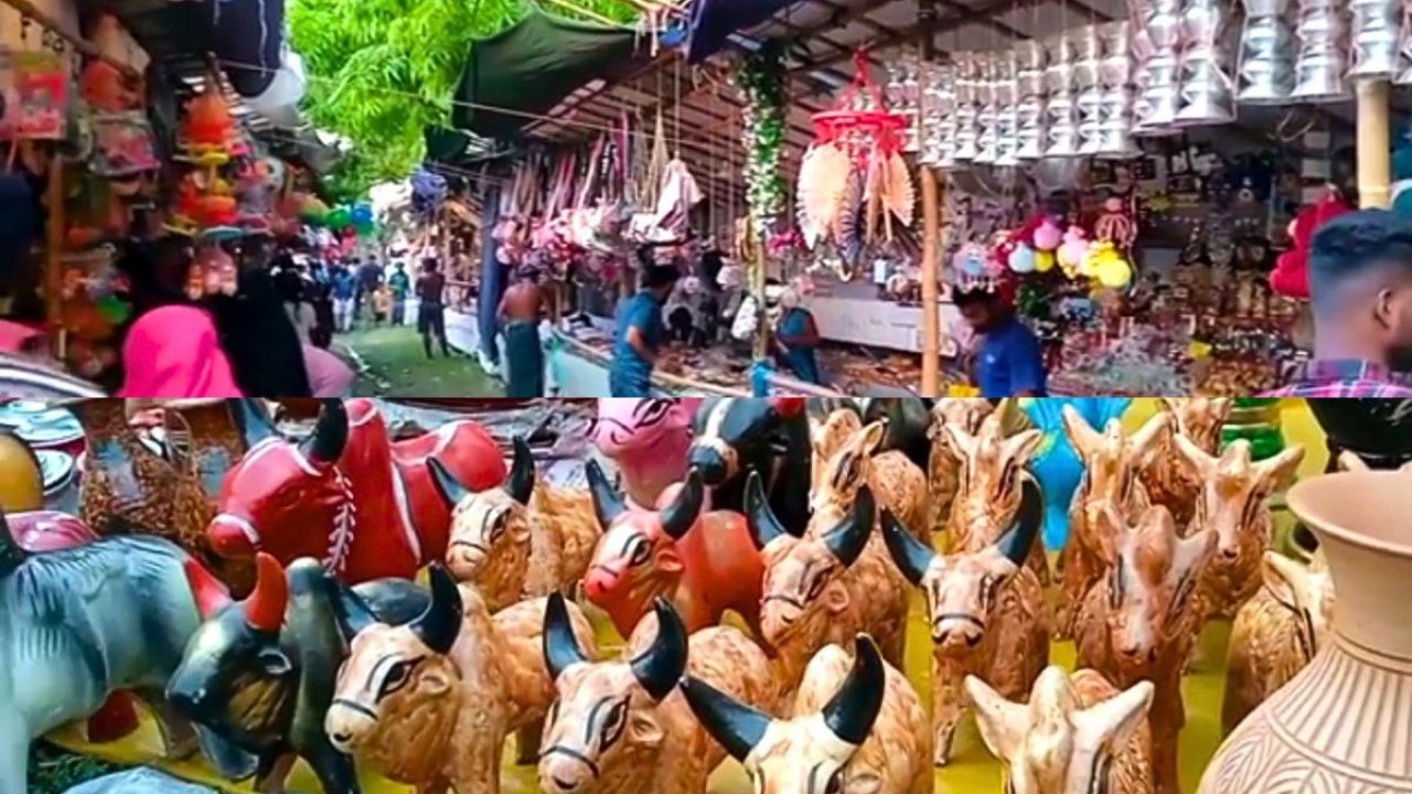 উৎসবের রঙে সেজেছে ঐতিহাসিক মসূয়া গ্রাম