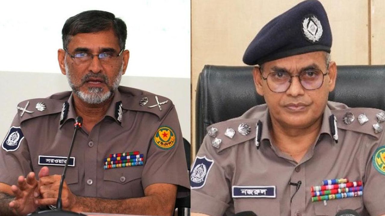 ডিএমপি কমিশনার সরওয়ার অবসরে, দায়িত্বে অতিরিক্ত কমিশনার নজরুল