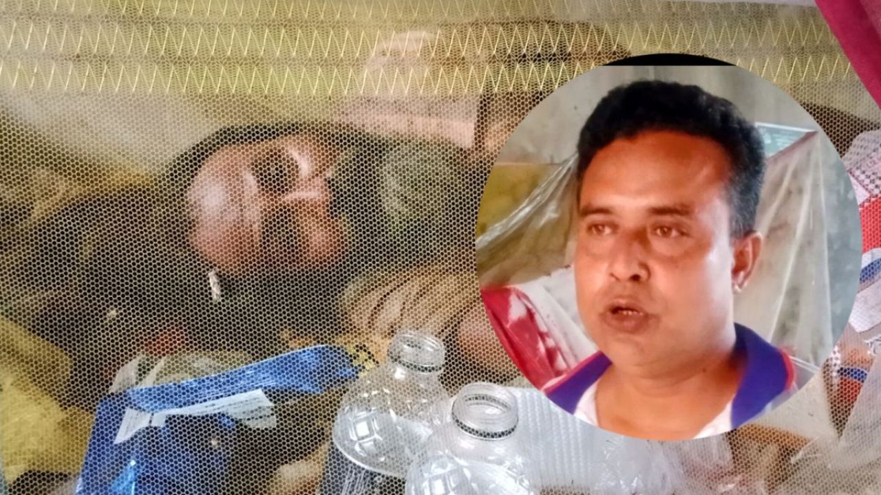 মহাসড়কের পাশে একাকী বৃদ্ধার মানবেতর জীবন 