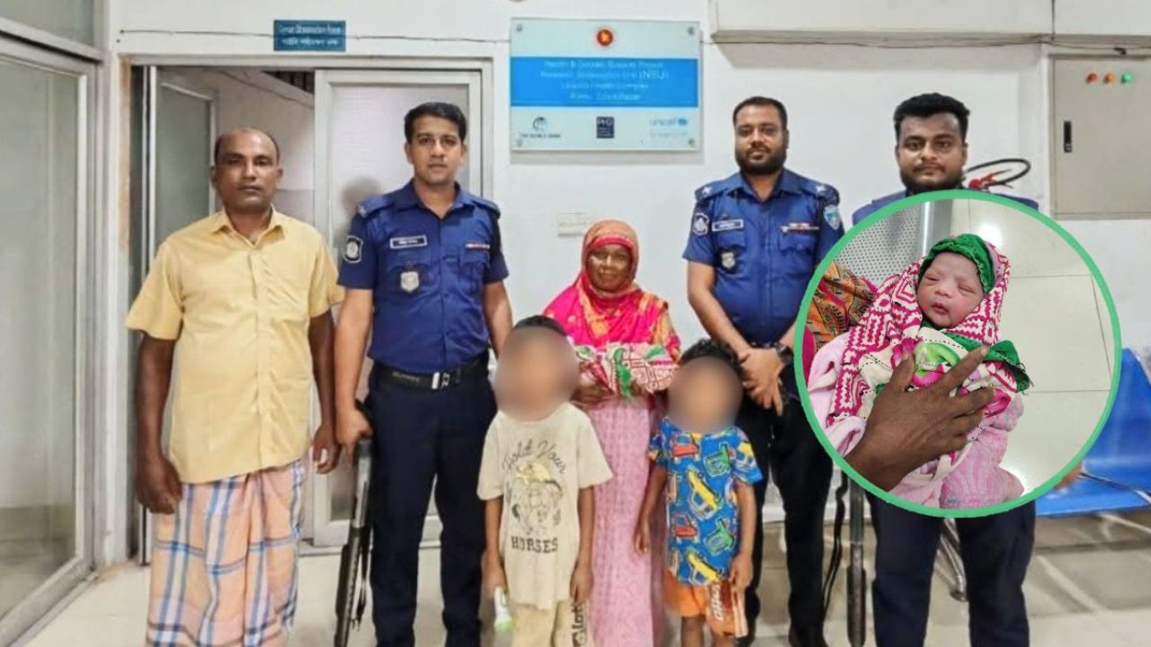 মাঝরাতে দেবদূত হয়ে এলেন পুলিশ কর্মকর্তা