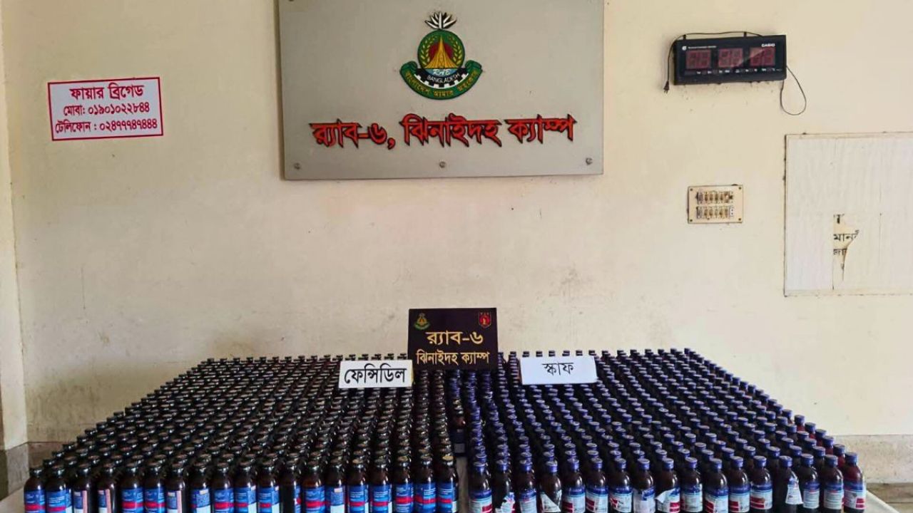 সীমান্তে র‍্যাবের অভিযান, বিপুল মাদক জব্দ
