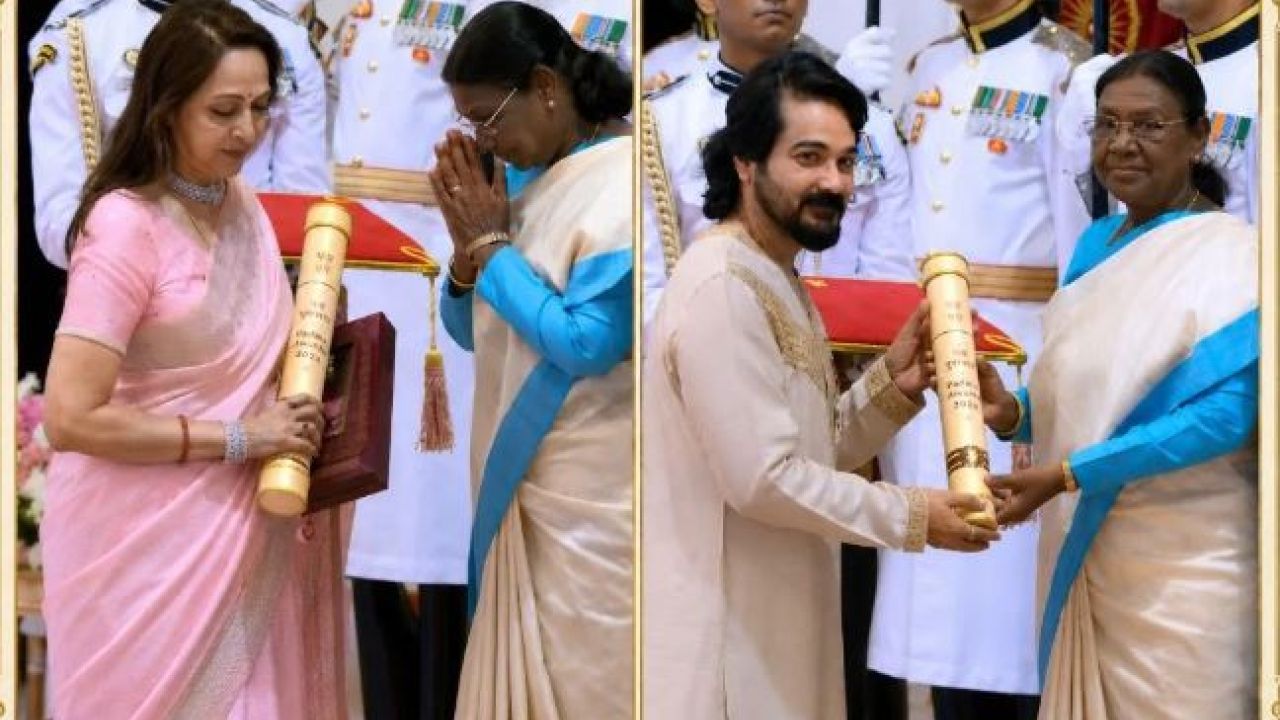 রাষ্ট্রপতি ভবনে পদ্মশ্রী পেলেন প্রসেনজিৎ   