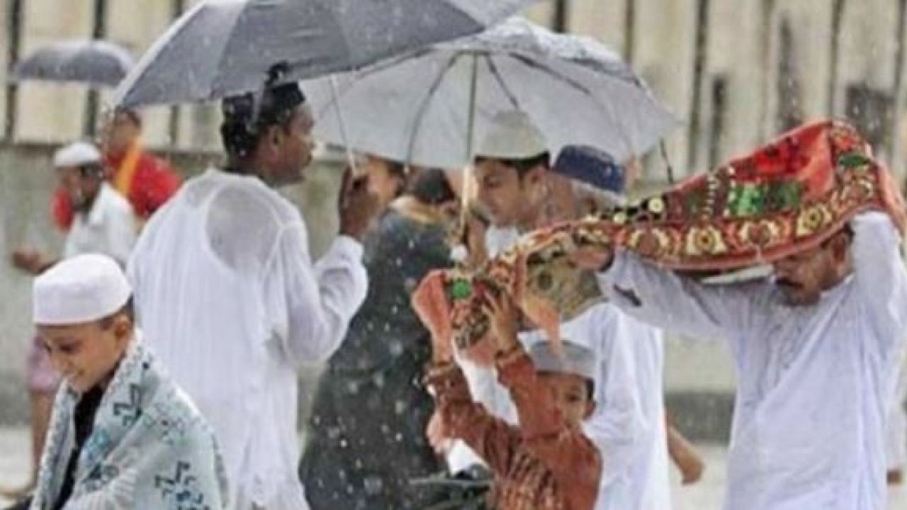 ঈদের দিনে বৃষ্টি, কোন অঞ্চলে কতটা