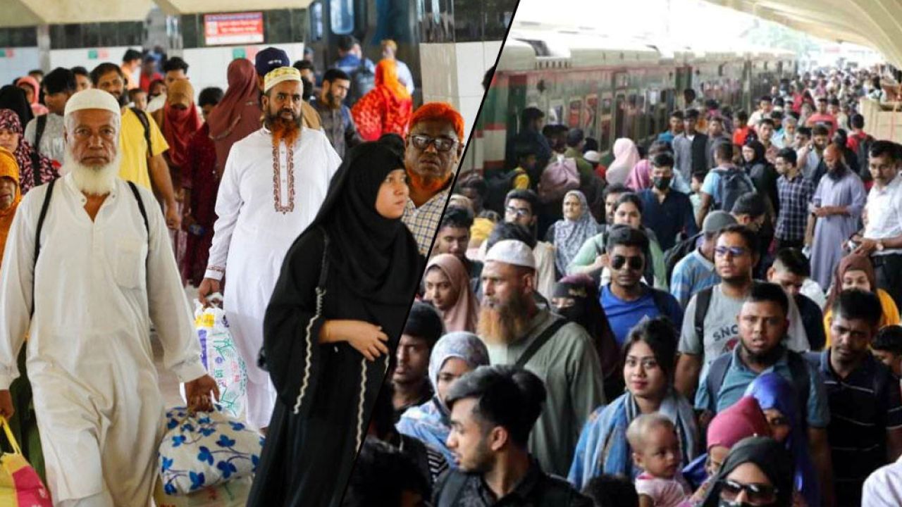ঈদের ছুটি শেষে রাজধানীতে ফিরছেন কর্মমুখী মানুষ