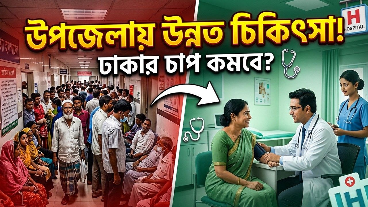গ্রামে বসেই মিলবে উন্নত চিকিৎসা: ১০১ শয্যায় উন্নীত হচ্ছে দেশের সব উপজেলা হাসপাতাল