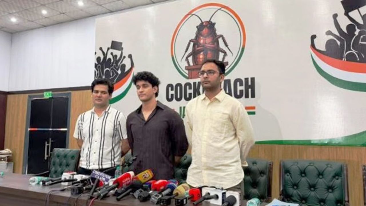 ককরোচ জনতা পার্টি: ব্যঙ্গ থেকে বাস্তব আন্দোলন