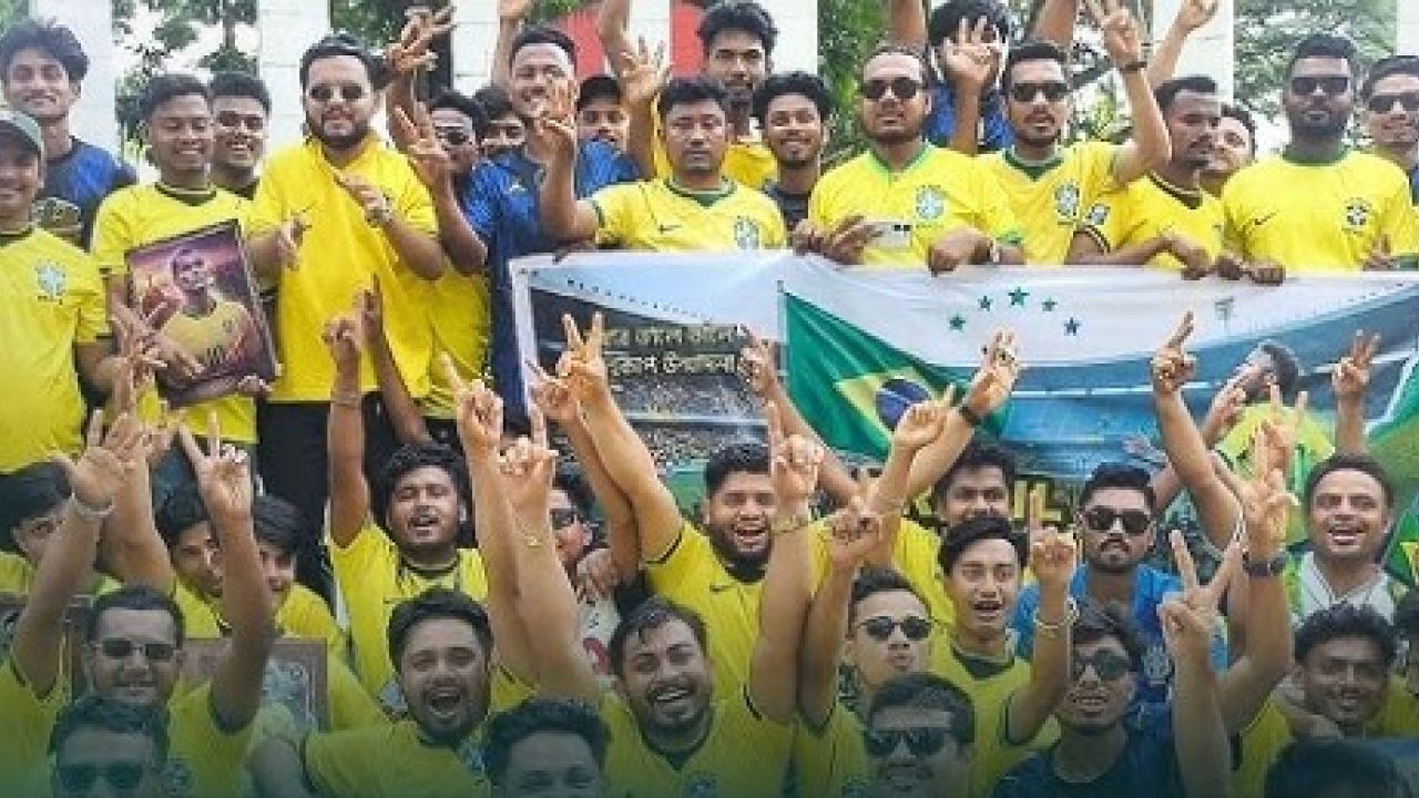 আর্জেন্টিনা-ব্রাজিল সমর্থকদের যৌথ আনন্দ র‌্যালি 