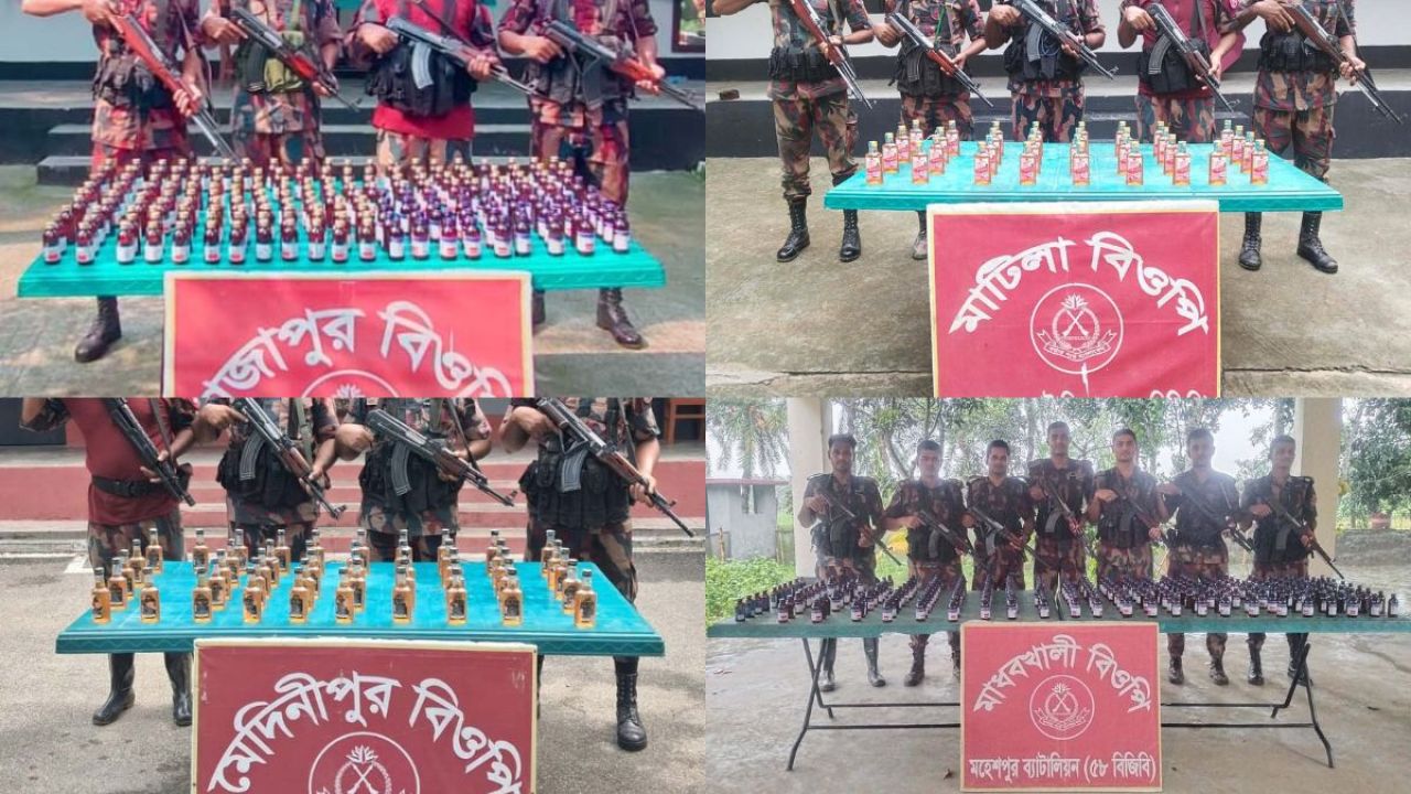 মহেশপুরে বিজিবির অভিযানে বিপুল মাদক জব্দ
