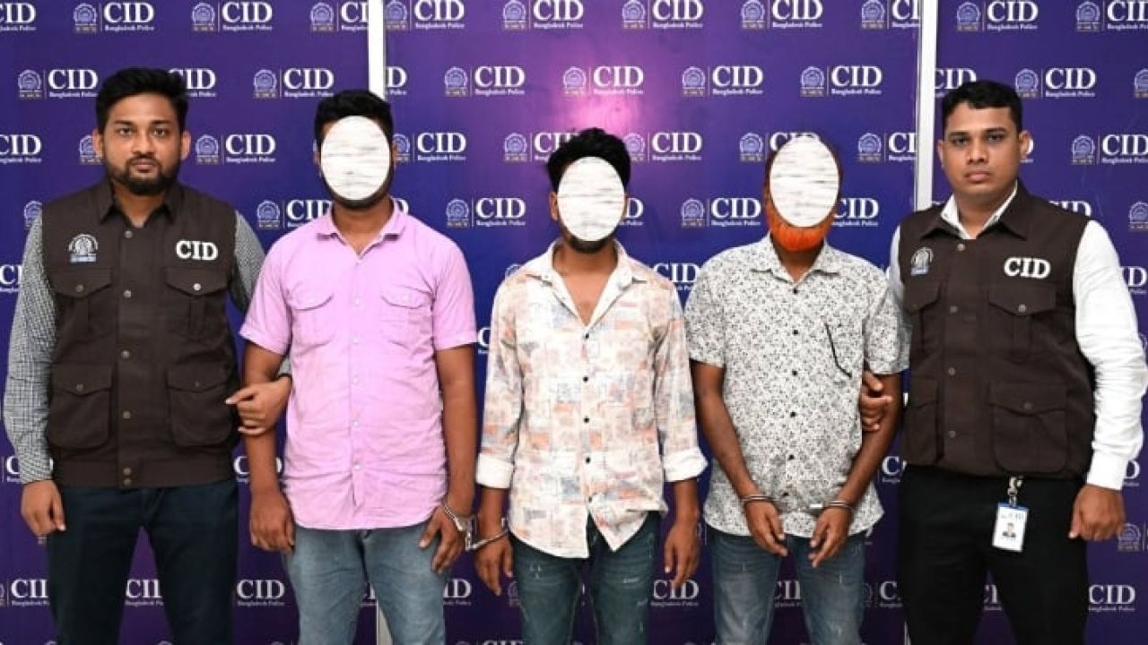 অনলাইন জুয়া ও অর্থপাচার চক্রের ৩ সদস্য গ্রেফতার