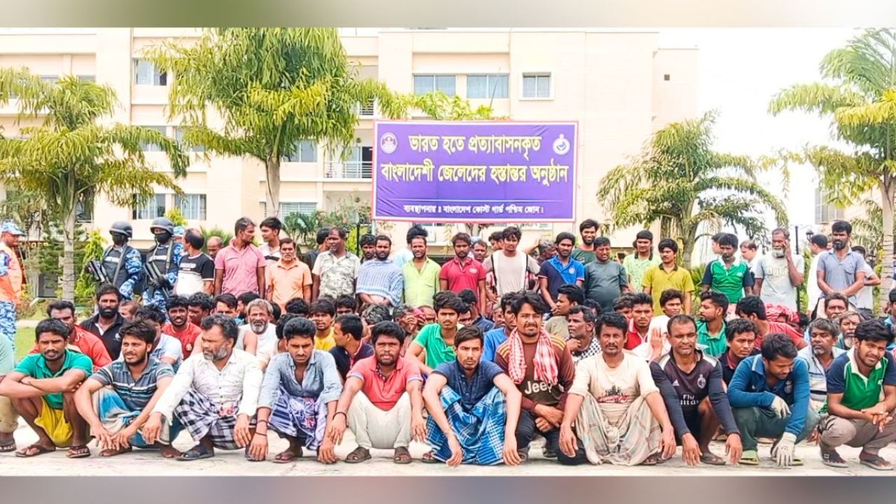 ভারতের কারাগার থেকে দেশে ফিরলেন ৯১ জেলে