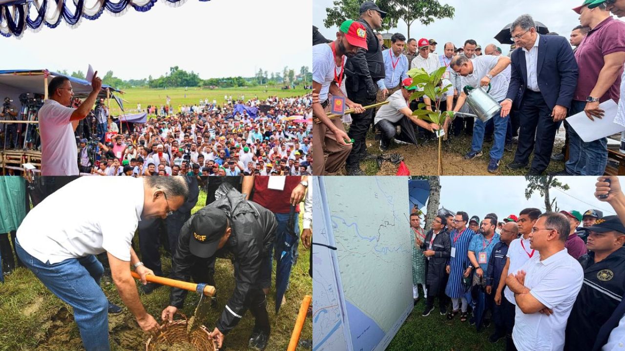 পাতলী খালের পুনঃখনন উদ্বোধন করলেন প্রধানমন্ত্রী