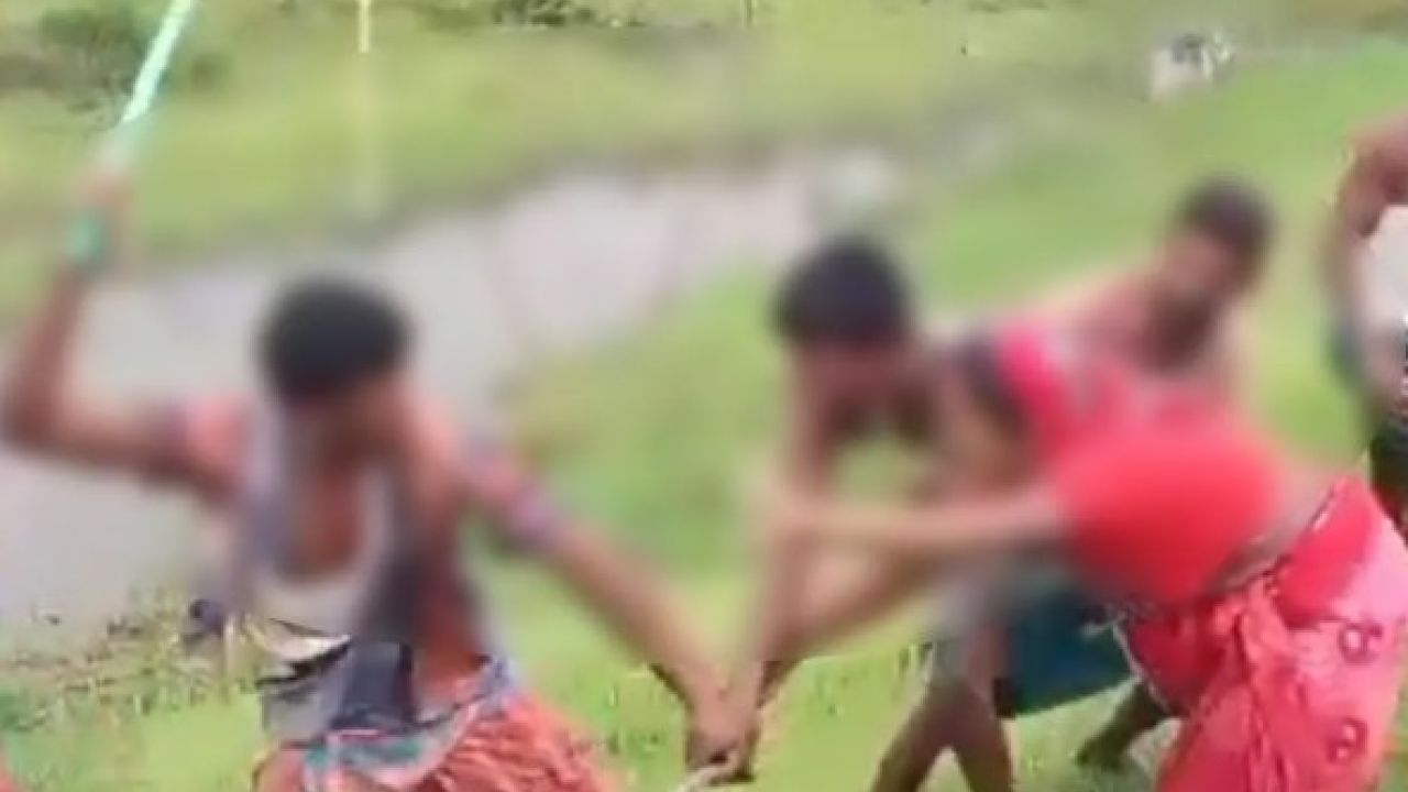 সুবর্ণচরে প্রকাশ্যে নারীকে পেটালেন ‘যুবদল নেতা’