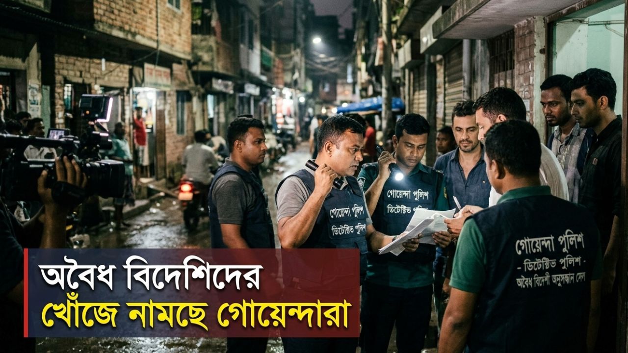 অবৈধ বিদেশিদের খোঁজে নামছে গোয়েন্দারা