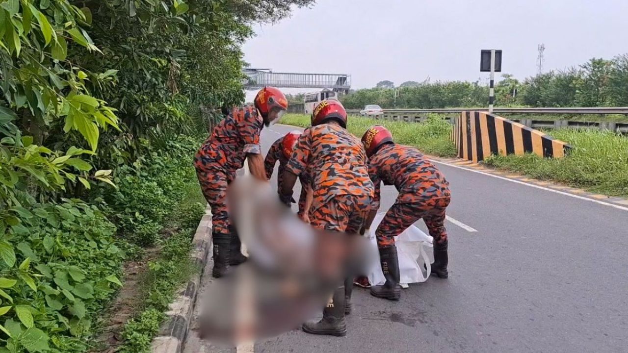 এক্সপ্রেসওয়েতে সড়ক দুর্ঘটনায় অজ্ঞাত ব্যক্তির মরদেহ উদ্ধার