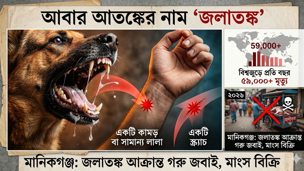 আবার আতঙ্কের নাম ‘জলাতঙ্ক’