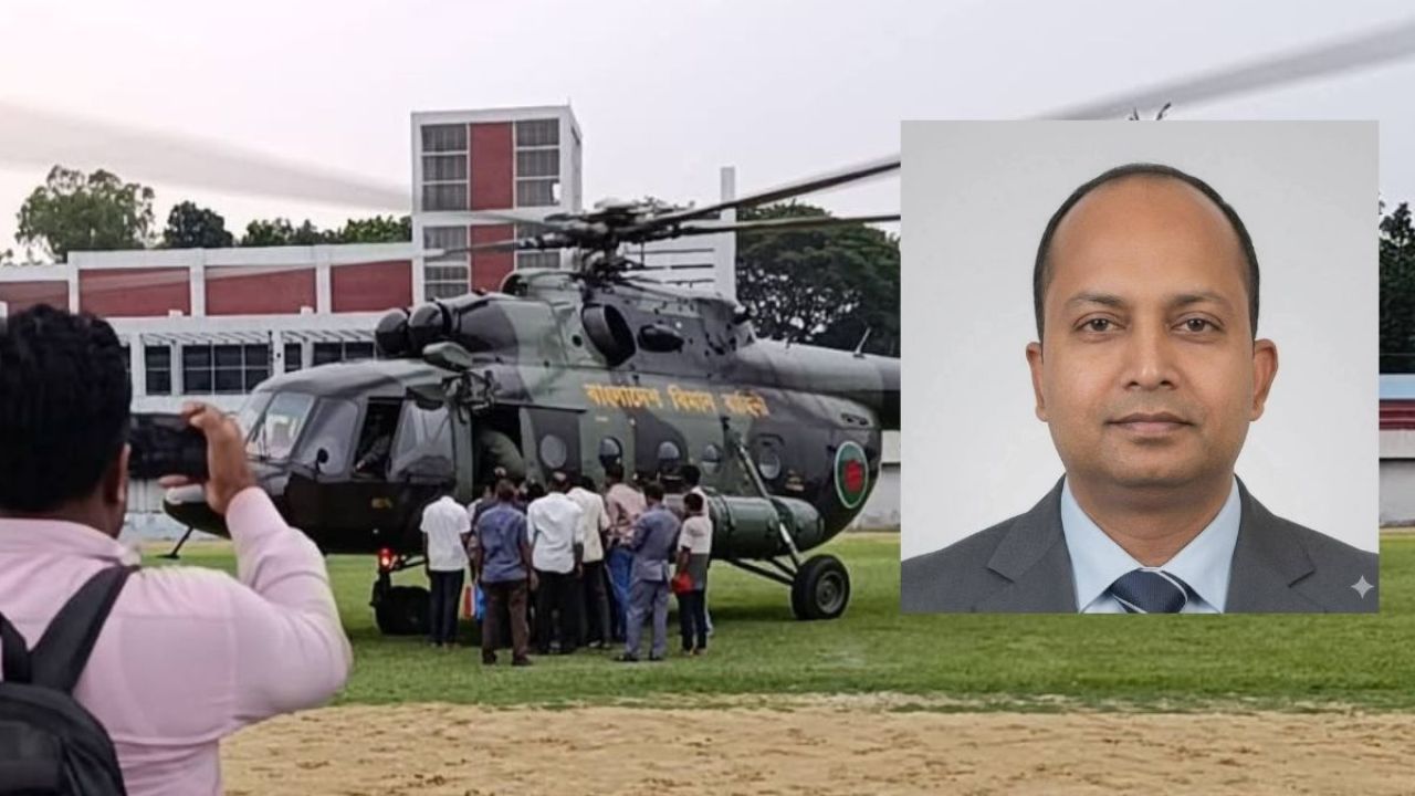 মাগুরার ডিসি অসুস্থ, হেলিকপ্টারে পাঠানো হলো ঢাকায়